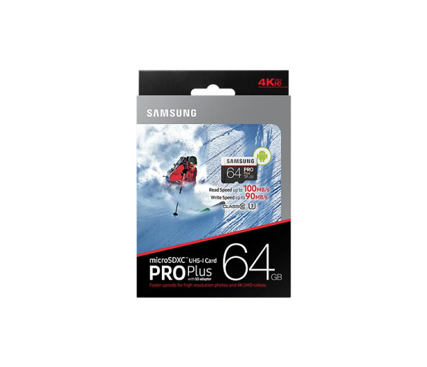 Samsung 64GB microSDXC Pro Plus zapis90MB/s odczyt100MB/s - 360765 - zdjęcie 7